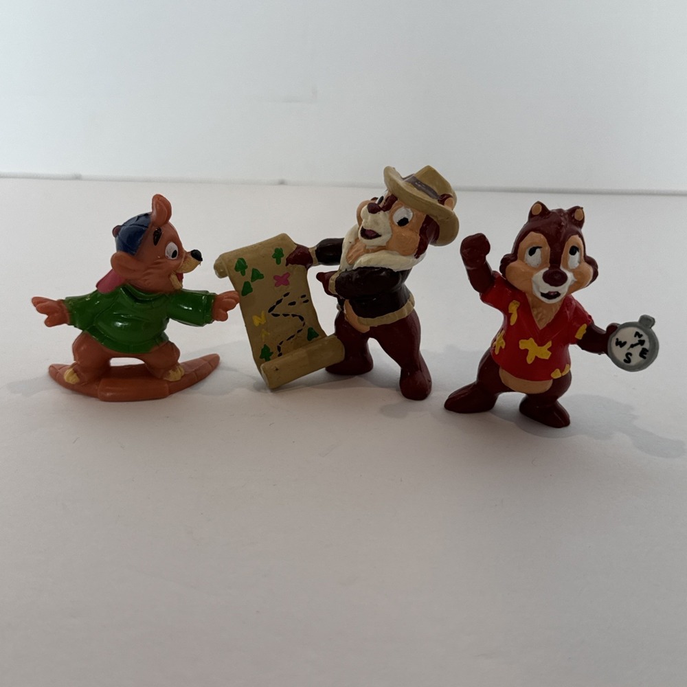 Vintage Applause And kellogs The Chipmunks  PVC Figures 2"